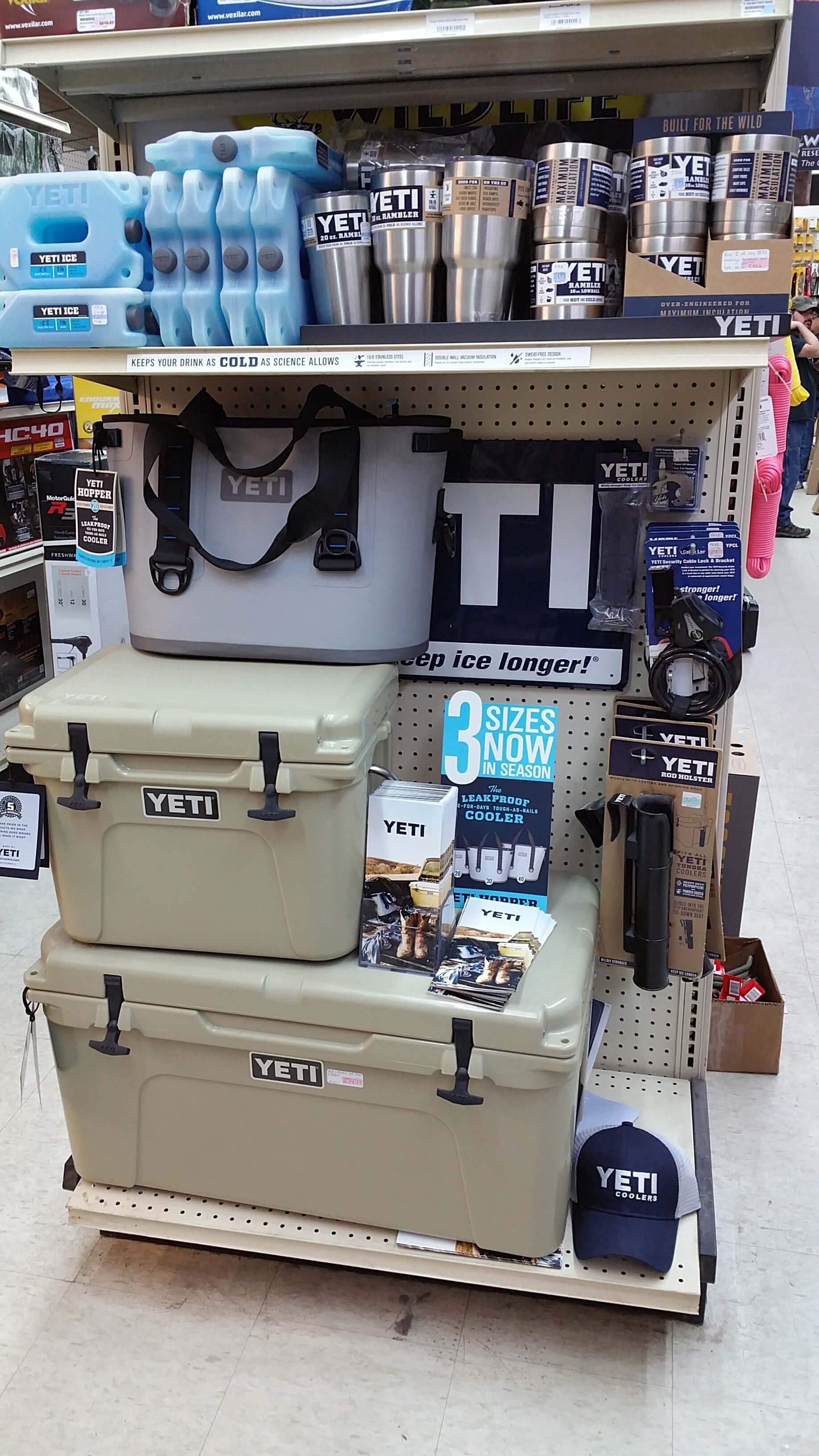 Yeti Coolers and Accessories